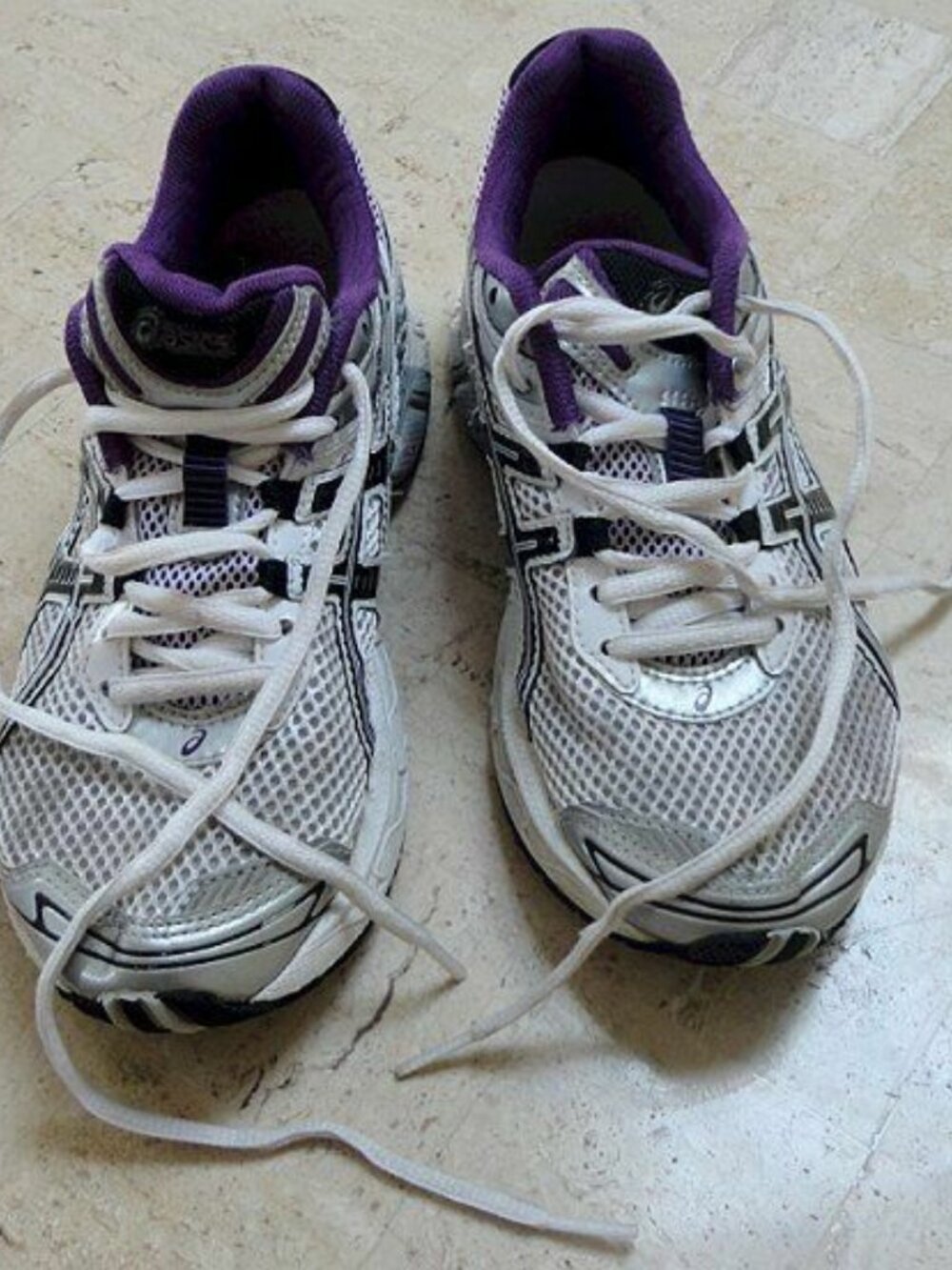 ASICS DUOMAX GIRL Kid Children Woman Lady LEATHER Run SNEAKER Athletic Shoe 6 37